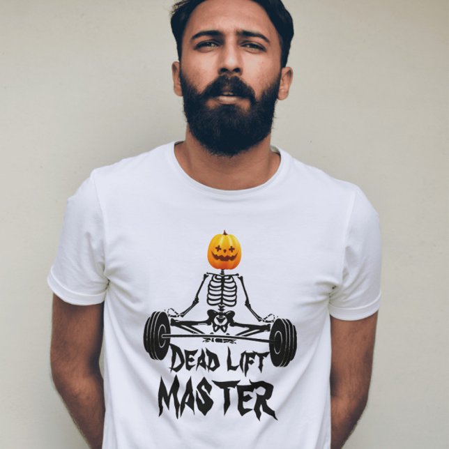 Skelett Död Lyft Master Gym Roligt Talesätt T Shirt (Skapare uppladdad)