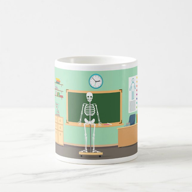 Skelett för vetenskapsklass kaffemugg (Skapare uppladdad)