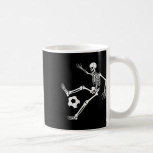 Skelett Fotbollsspelare Halloween Kostym Entusiast Kaffemugg
