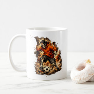 Skelett Fotbollsspelare Streetwear Tecknad – Dyna Kaffemugg