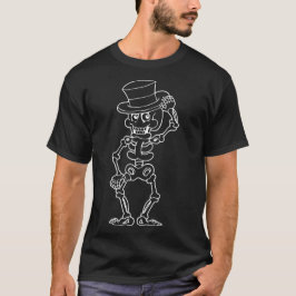 Skelett für Halloween T Shirt
