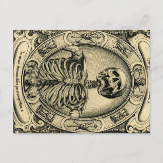 Skelett, Goth, Medeltida Vykort
