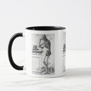 Skelett- gravyr mugg
