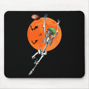 Skelett Halloween fotbollsspelare Musmatta