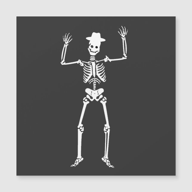 Skelett, Halloween, Häxa (Framsida)