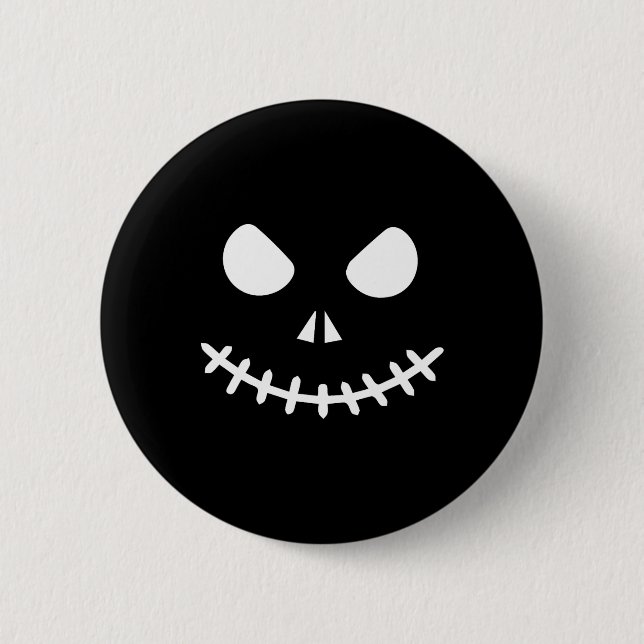 Skelett Halloween  Knapp (Framsida)