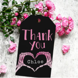 Skelett Hand Födelsedags Tacksamt Presentkort Flic Presentetikett