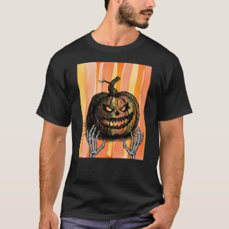 Skelett-händer som sträcker sig mot en illvillig J T Shirt