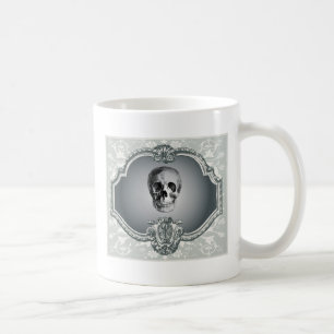 Skelett i spegeln kaffemugg