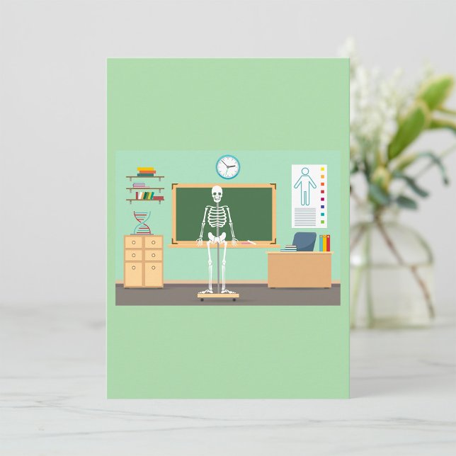 Skelett i vetenskapsklass inbjudningar (Skapare uppladdad)