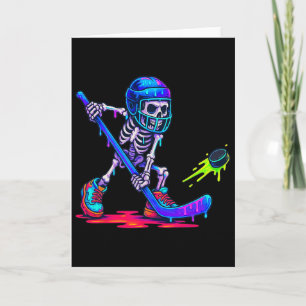 Skelett Ishockey Drip Glass Is Drip  Kort