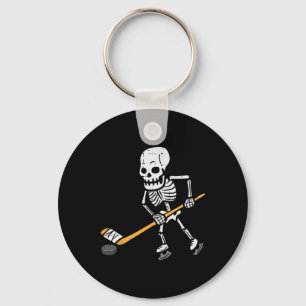 Skelett ishockey Halloween-kostym Spor män pojke Nyckelring