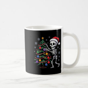 Skelett Julhatt Julgran Kusligt Söt Jul Kaffemugg