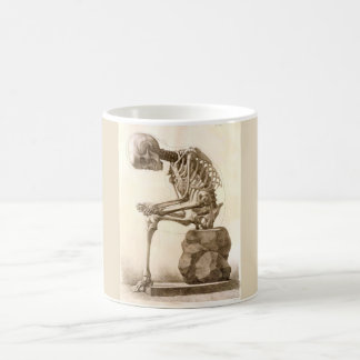 Skelett- kaffemugg för vintage