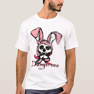 Skelett- kaninskjorta t-shirt