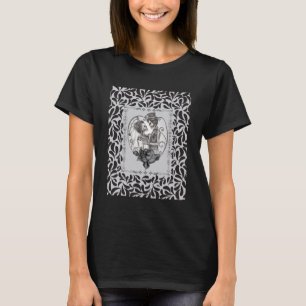 Skelett Kärlekspar Äktenskap Dans T Shirt