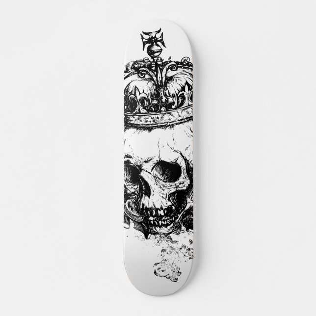 Skelett- kung skateboard bräda 19,5 cm (Framsida)