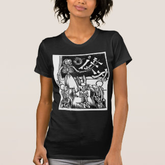 Skelett- lärare och studenter "day of the dead ", t shirt