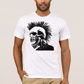 skelett- mohawk t-shirt