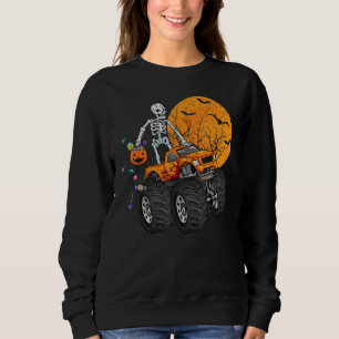 Skelett Monster Truck Moon Candy Småbarn Pojkar Ha T Shirt