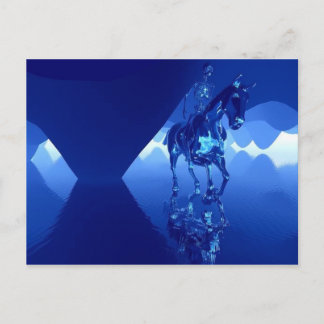 skelett på häst vykort