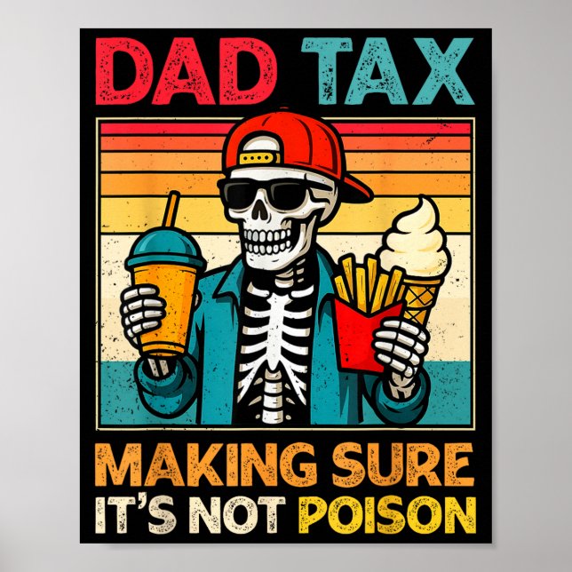 Skelett pappa skatt som ser till att inte förgifta poster (Framsidan)