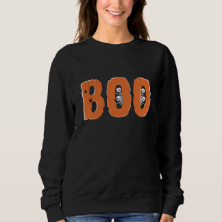 Skelett Peek BOO Spindlar Halloween T Shirt