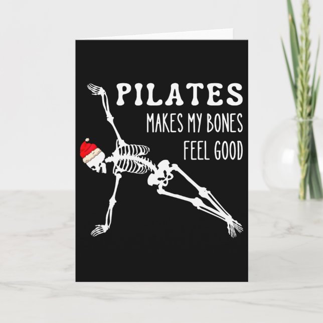 Skelett Pilates Gör Att Mina Ben Känner Sig Bra Me Kort (Framsida)