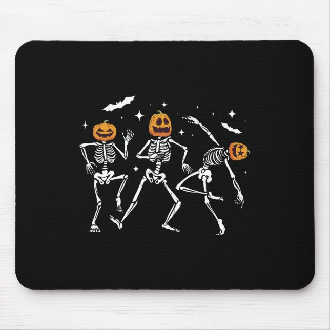 Skelett Pumpa Halloween  Musmatta (Framsidan)
