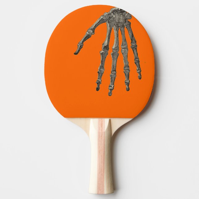 Skelett räcker pingisracket (Framsidan)