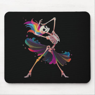 Skelett Rainbow Ballerina Halloween Musmatta
