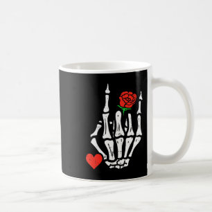 Skelett Rockband Punk Rocker Alla Hjärtans Dag Män Kaffemugg