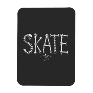 Skelett Rullbräda ben Magnet