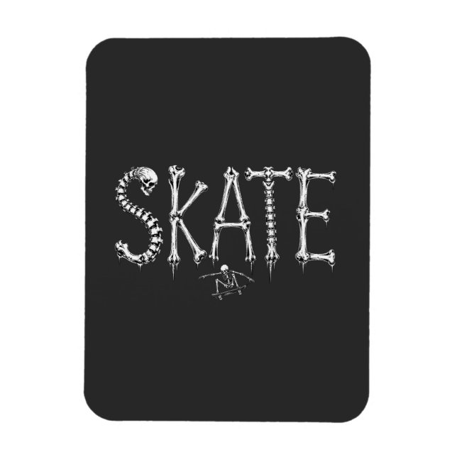 Skelett Rullbräda ben Magnet (Vertikal)