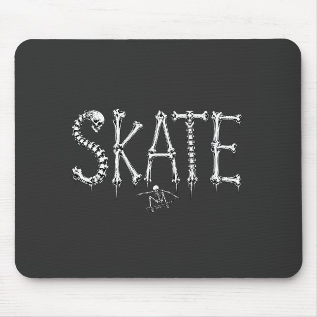 Skelett Skate skelettben Musmatta (Framsidan)