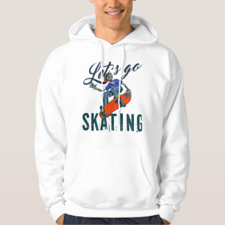 Skelett Skateboard T-Shirt | Gatu Art Hoodie