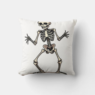 Skelett som gör Dab � Rolig Halloween-dans Tröja Kudde