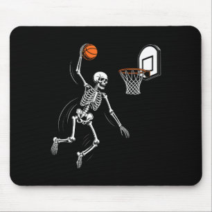 Skelett som spelar skelett rolig Halloween män poj Musmatta