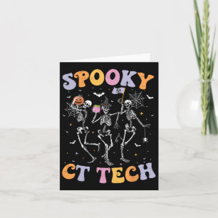 Skelett Spöklik Ct Tech Datortomografi Tech H Kort