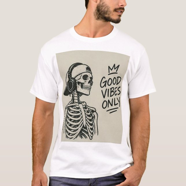 Skelett T-shirt  (Framsida)