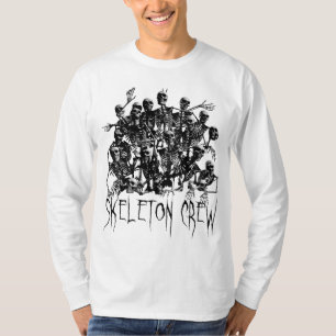 Skelett- T-tröja för besättning (tända) T Shirt