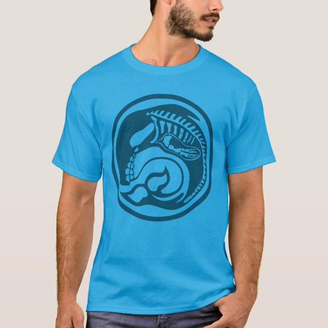 skelett tee shirt (Framsida)