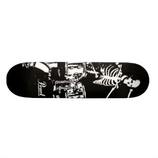 skelett trumskate mini skateboard bräda 18,5 cm