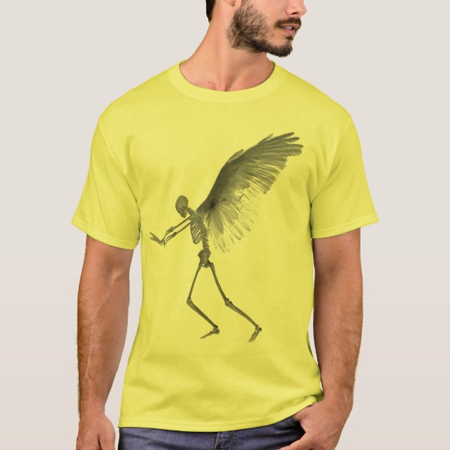 skelett-vingar t-shirt (Framsida)