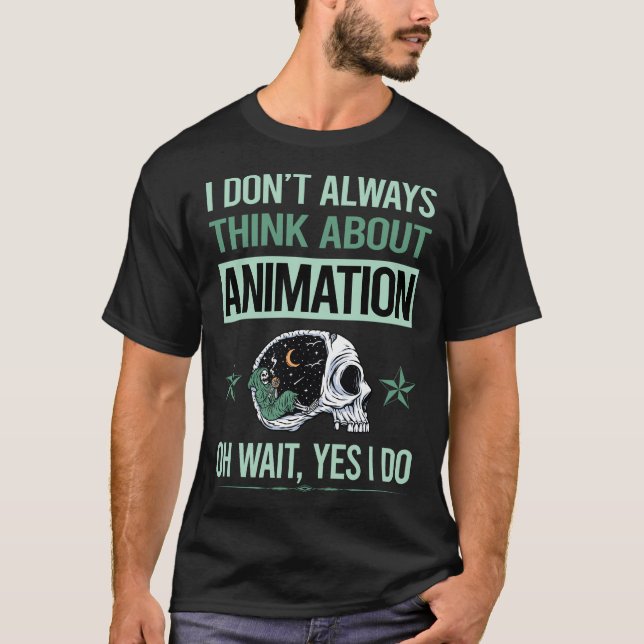 Skelettanimering T Shirt (Framsida)