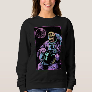 Skelettastronaut Rymdentusiaster Galaxen T Shirt