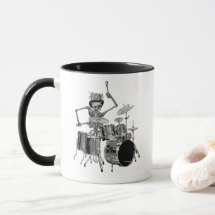 Skelettbandtrummis Mugg