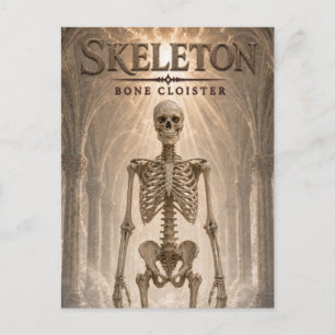 Skelettbenkloster Mörk Cinema Vykort