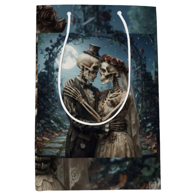 Skelettbrud och -brudgumme  (Framsidan)