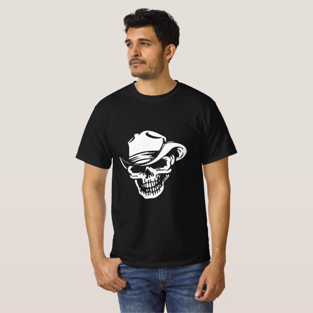 Skelettdesign T Shirt (Hel framsida)